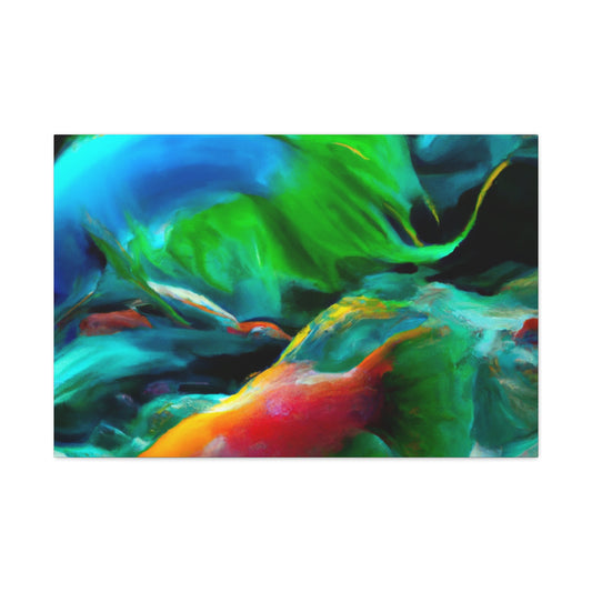 "Cresting Waves" - Underwater Canvas