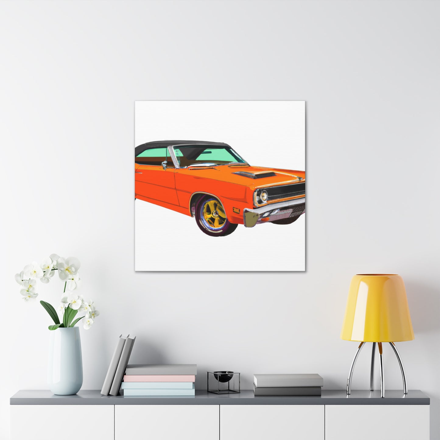 Blue Streak - Automobile - Canvas