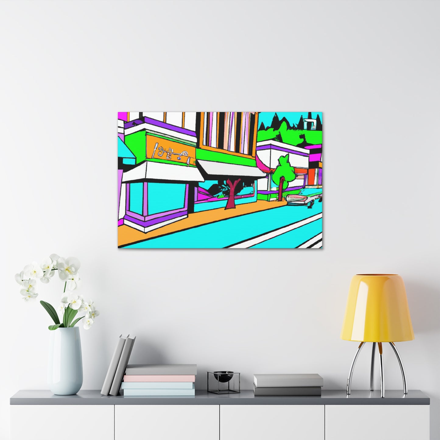Hollywood Avenue - Pop Art Canvas
