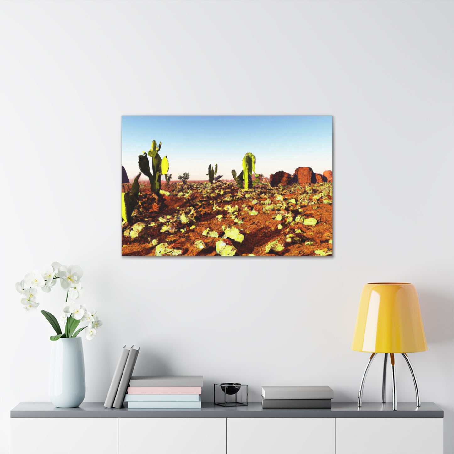Desert Mirage-Landscape - Canvas