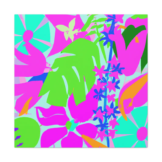 Flower Fling: Floral Canvas