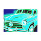 "Retro Rev-Up" - Automobile Canvas