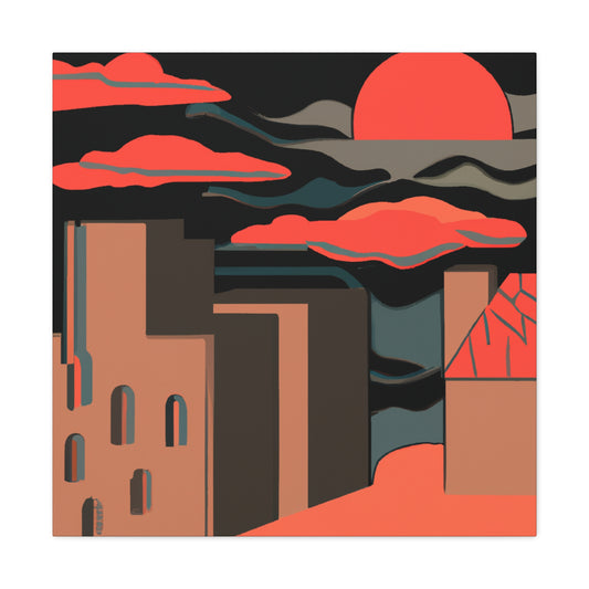 'Rising Star- Midcentury' - Canvas