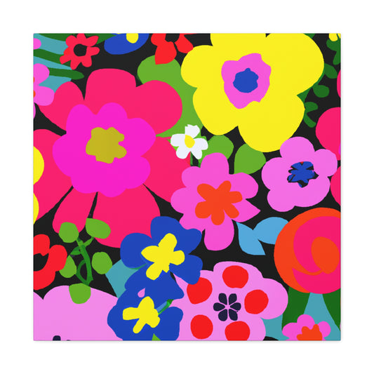 Floral Fusion: Floral Canvas
