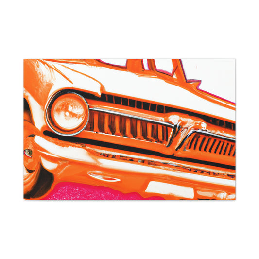 "Classic Car Curtains" - Automobile Canvas