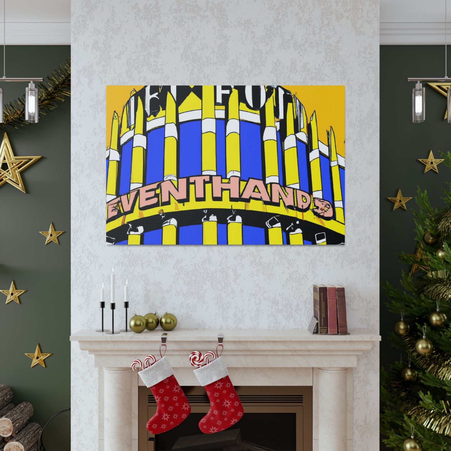Column Town - Canvas Pop art