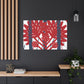 Sparklecrane - Floral Canvas Retro Design