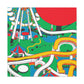 Frosty Frolics - Amusement - Canvas