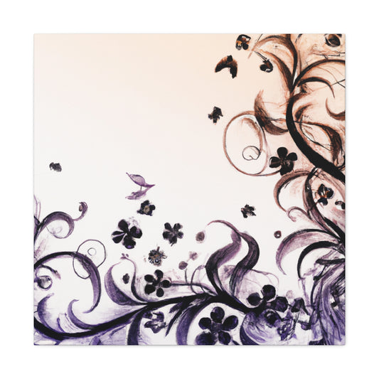 Blossom Kisses - Floral - Canvas