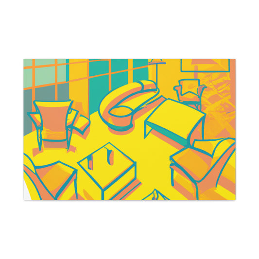Pineapple Pop- Midcentury - Canvas
