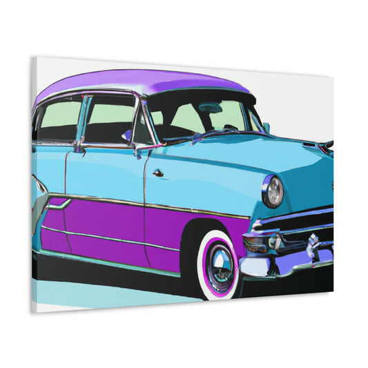 Ford Model T - Automobile - Canvas