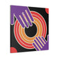 Cascading Charm - Midcentury - Canvas