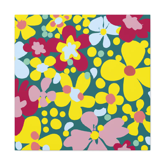 Flower Garden Frenzy - Floral Canvas